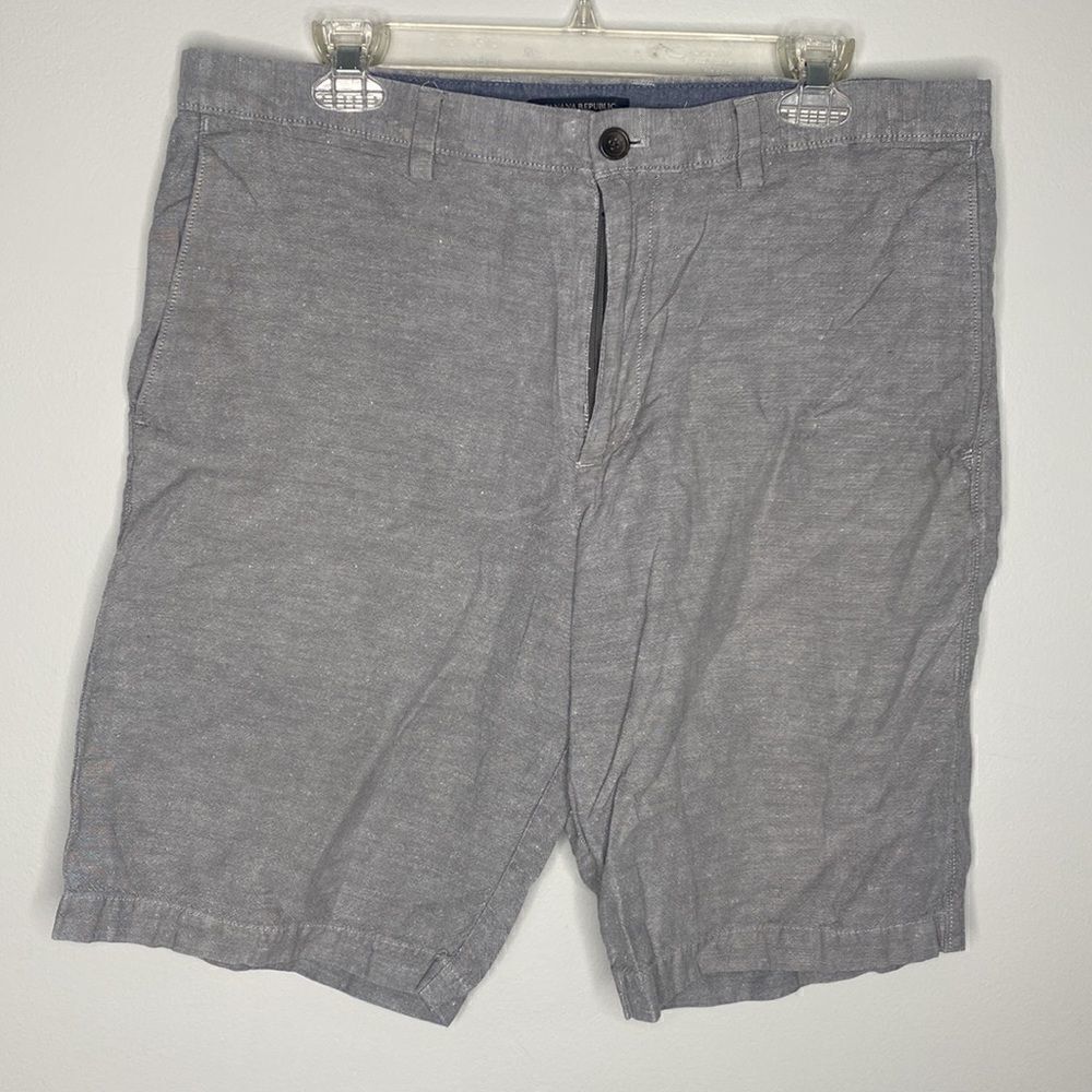Mens Size 35 Banana Republic Grey Summer Shorts